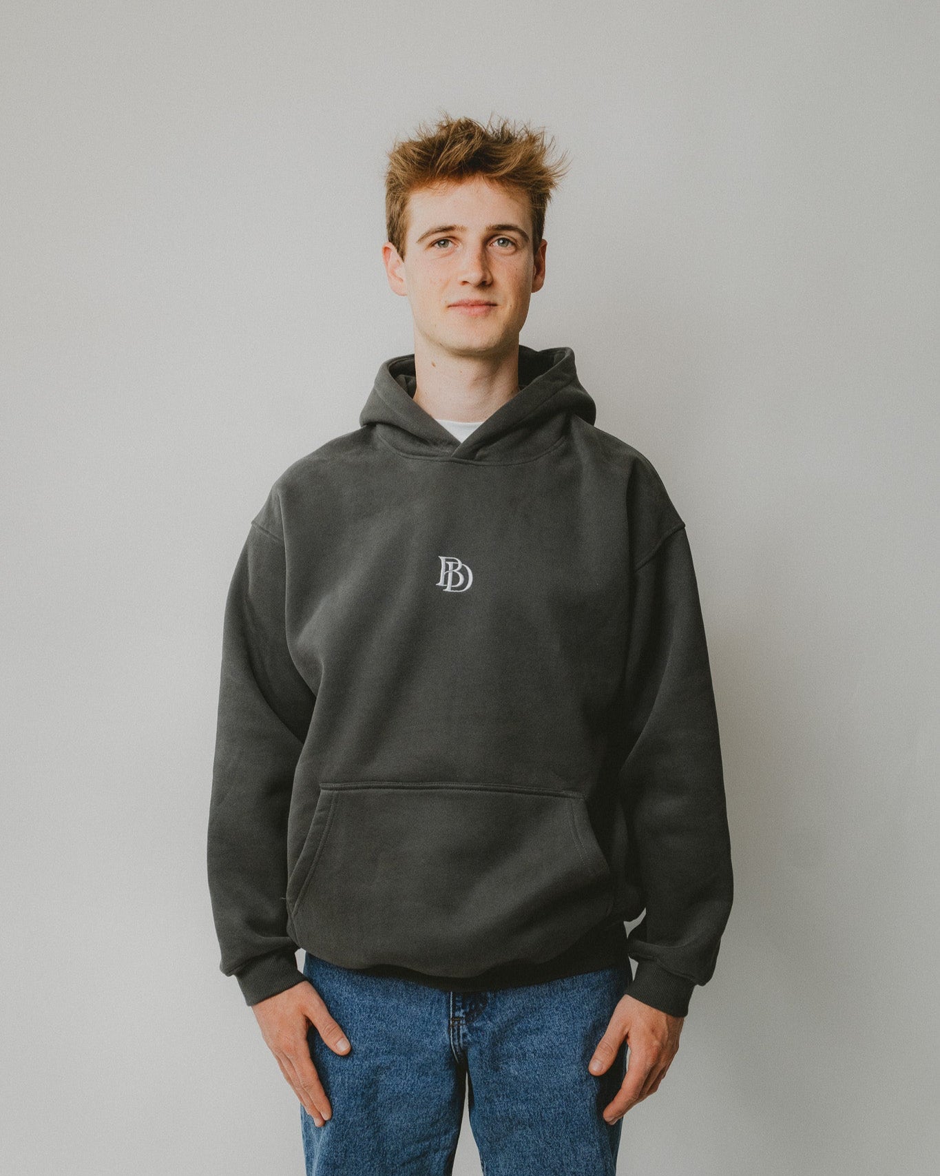 Bijdy Oversized Hoodie Grijs