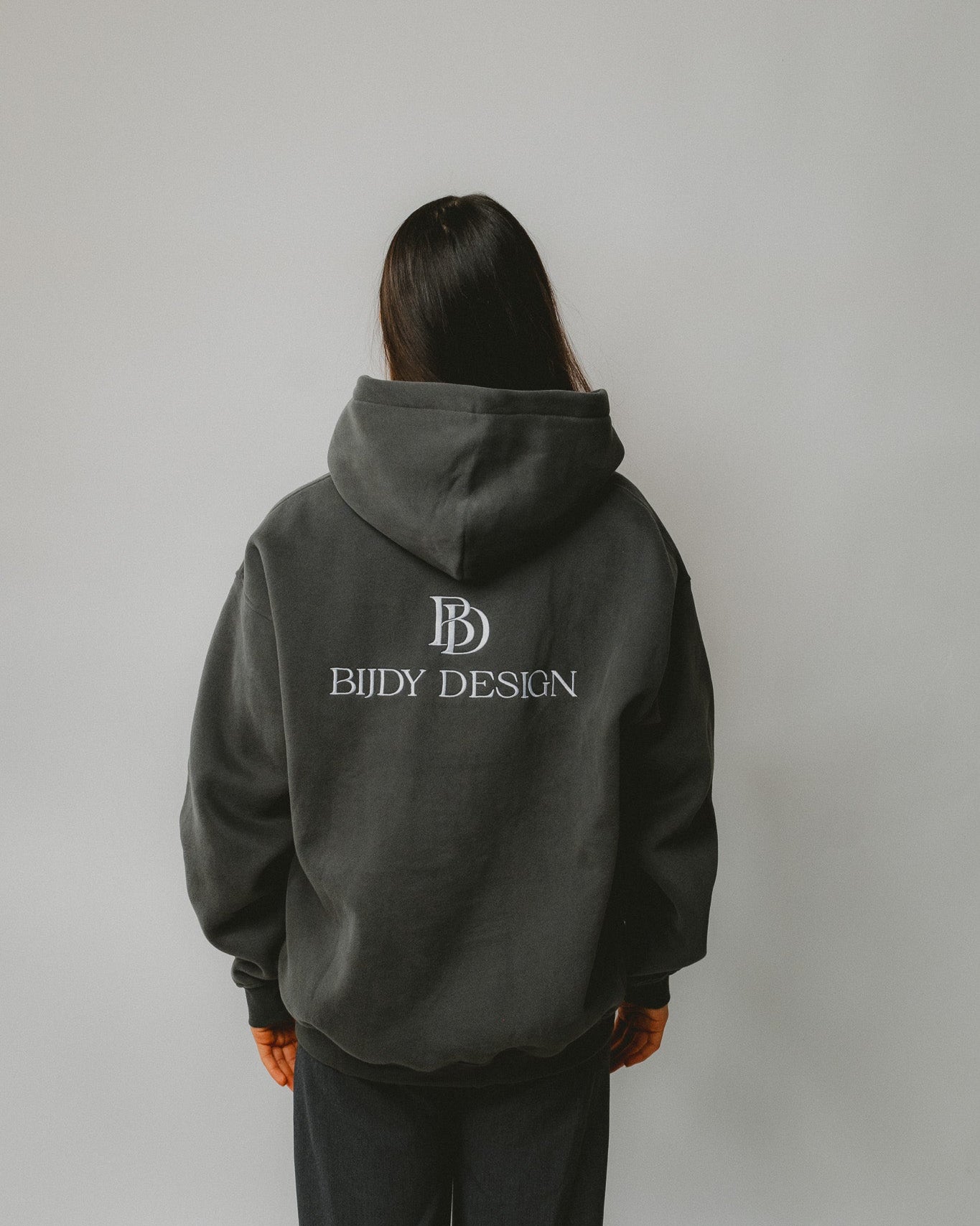 Bijdy Oversized Hoodie Grijs