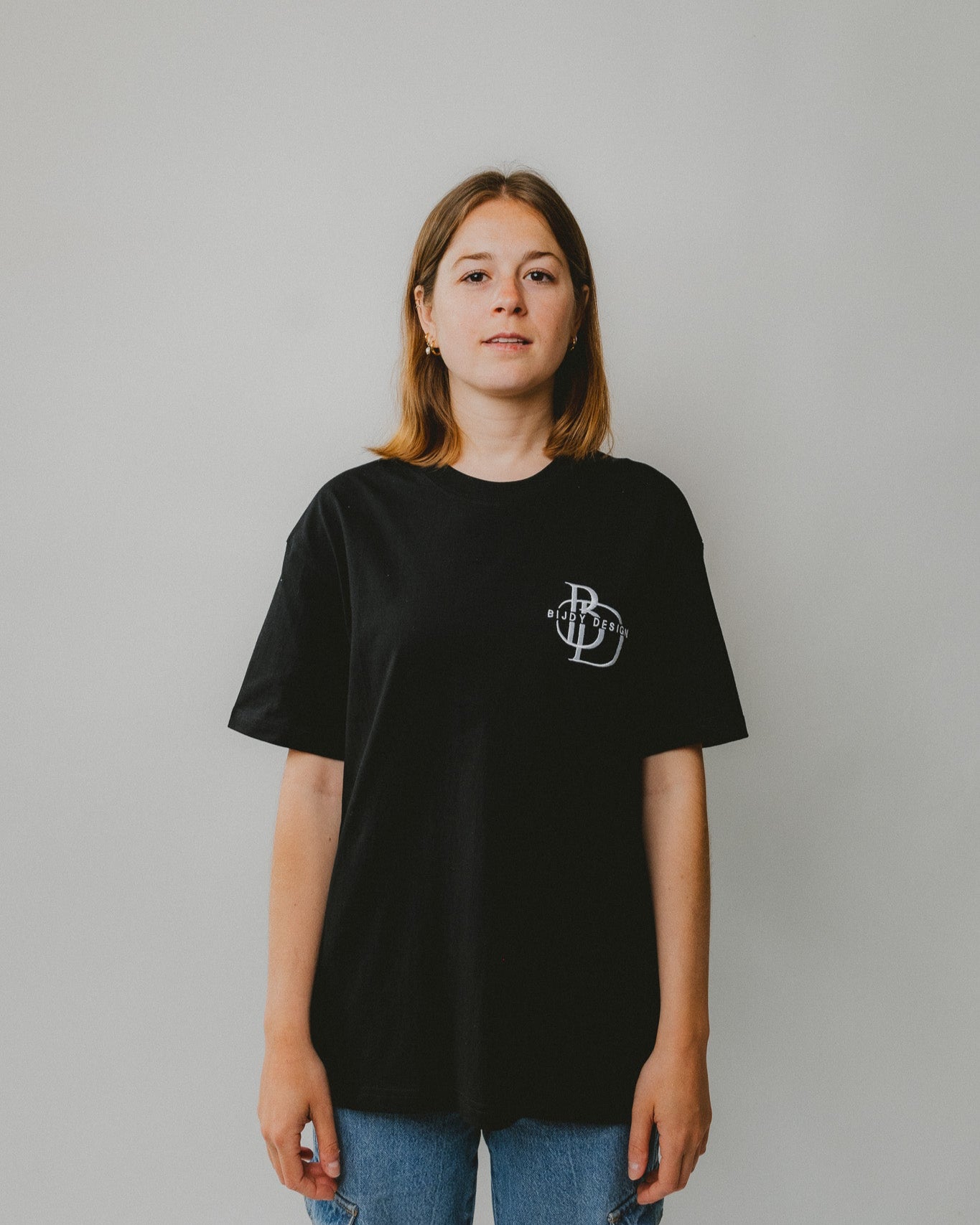 Bijdy Classic fit T-shirt Zwart