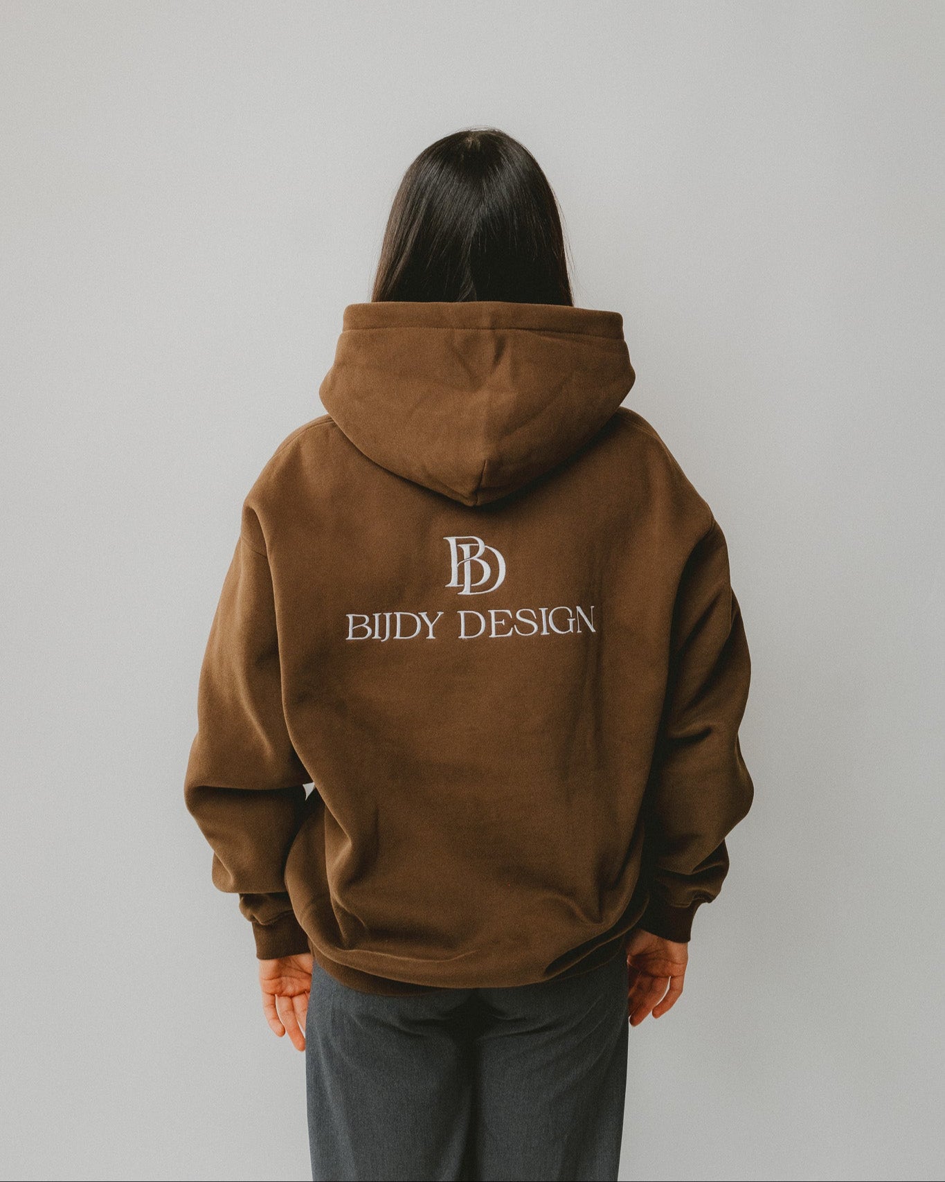 Bijdy Oversized Hoodie Bruin