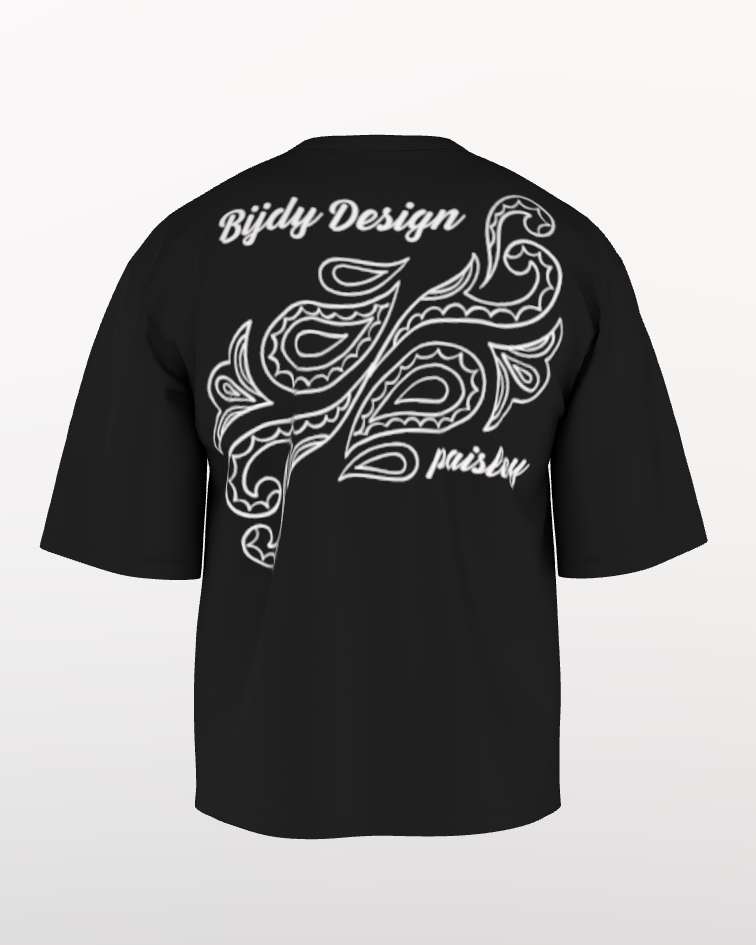 Bijdy Cropped T-shirt- Zwart