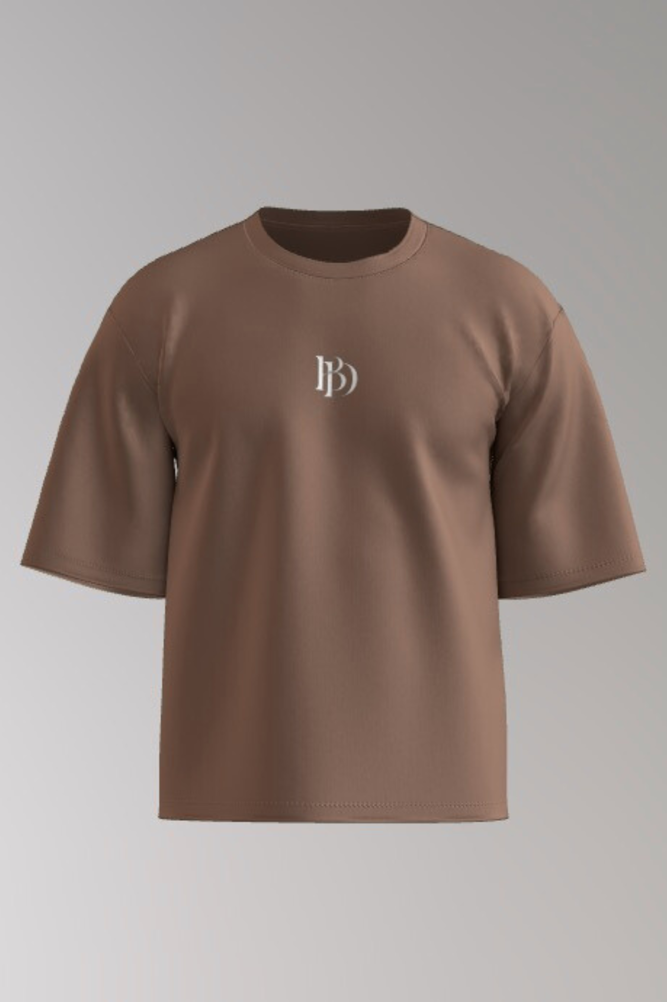 Bijdy Paisley Cropped T-shirt – Brown
