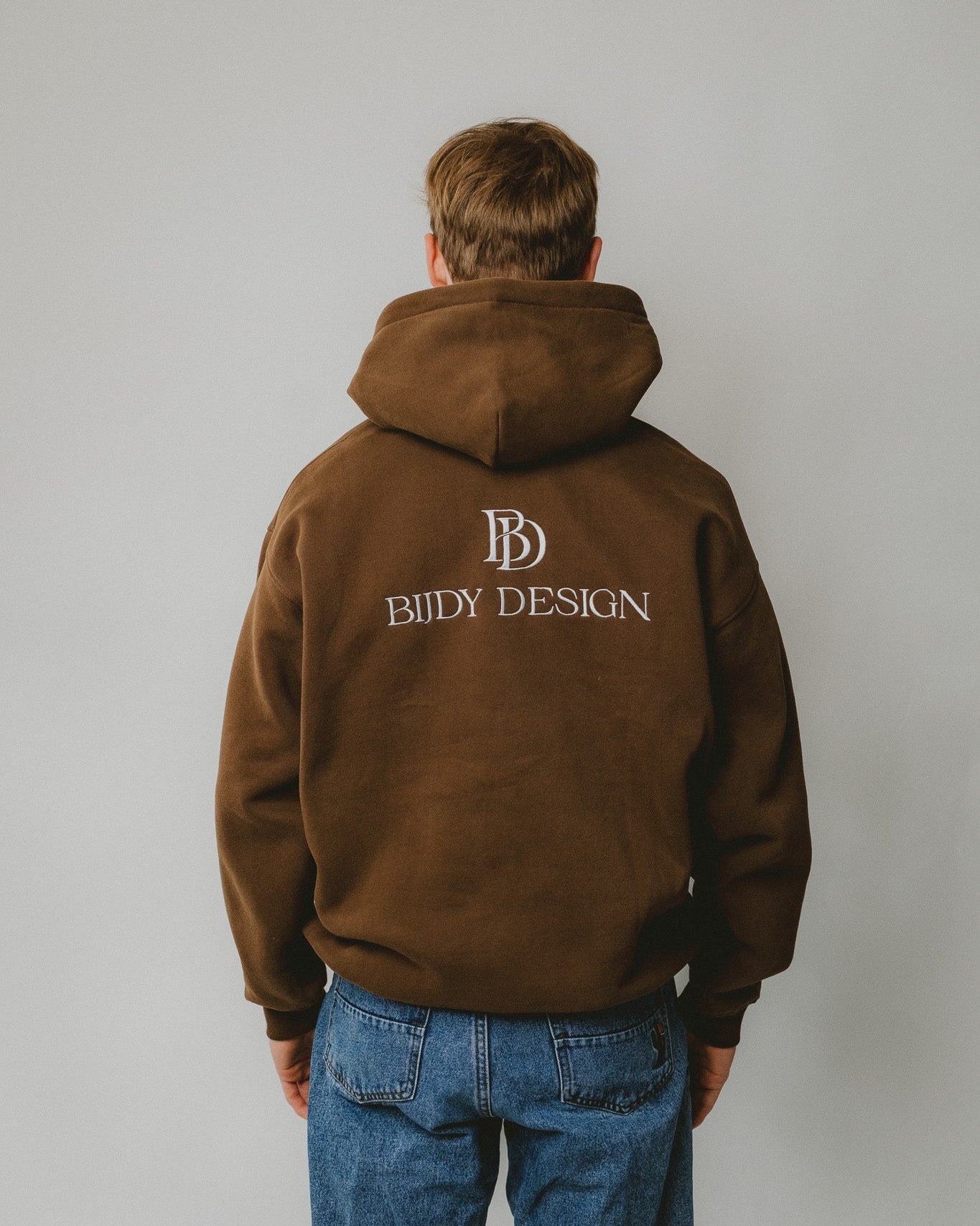 Bijdy Oversized Hoodie Bruin