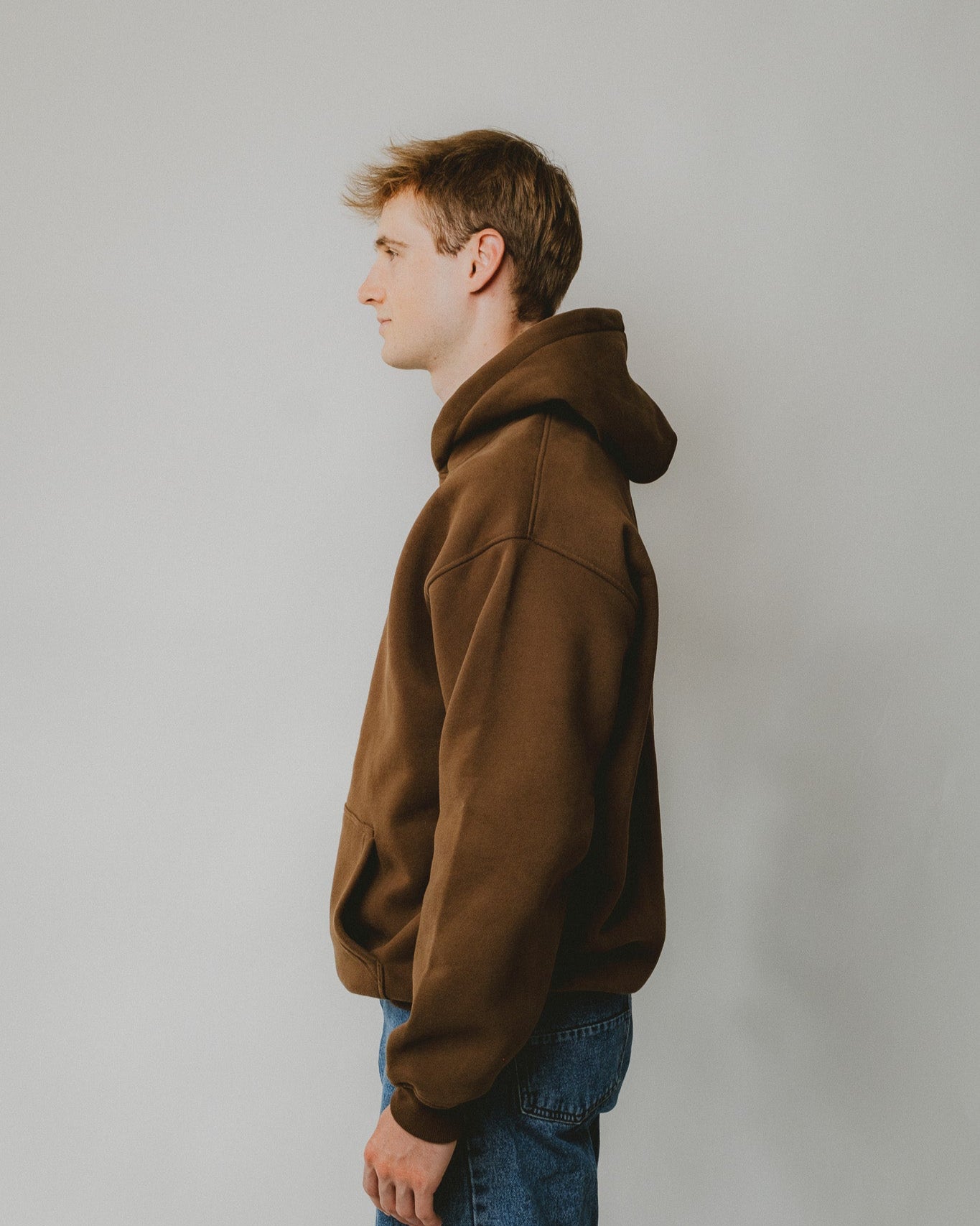 Bijdy Oversized Hoodie Bruin