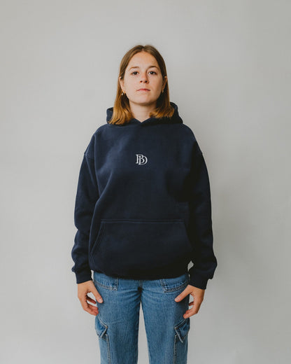 Bijdy Oversized Hoodie Donker Blauw
