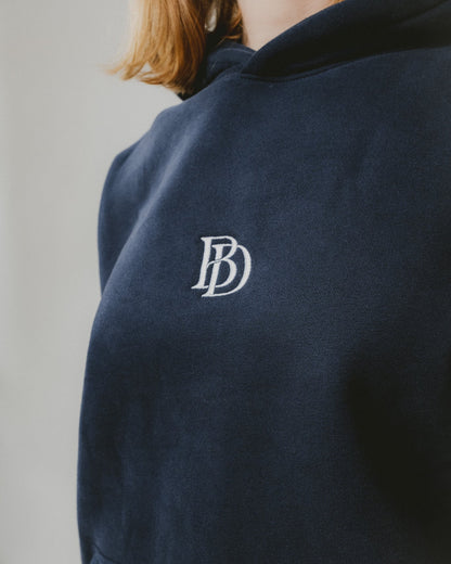 Bijdy Oversized Hoodie Donker Blauw