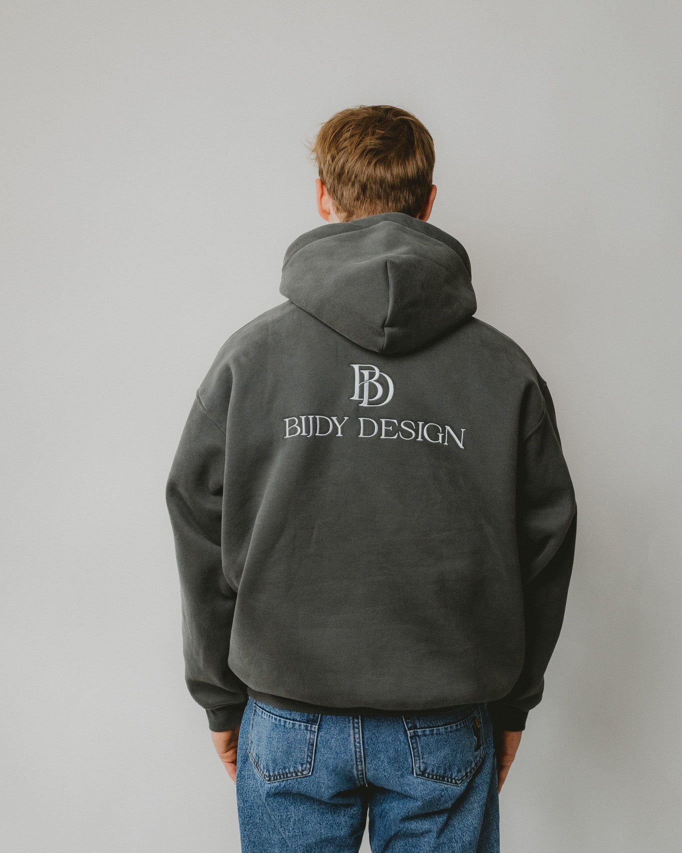 Bijdy Oversized Hoodie Grijs