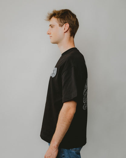 Bijdy Cropped T-shirt- Zwart