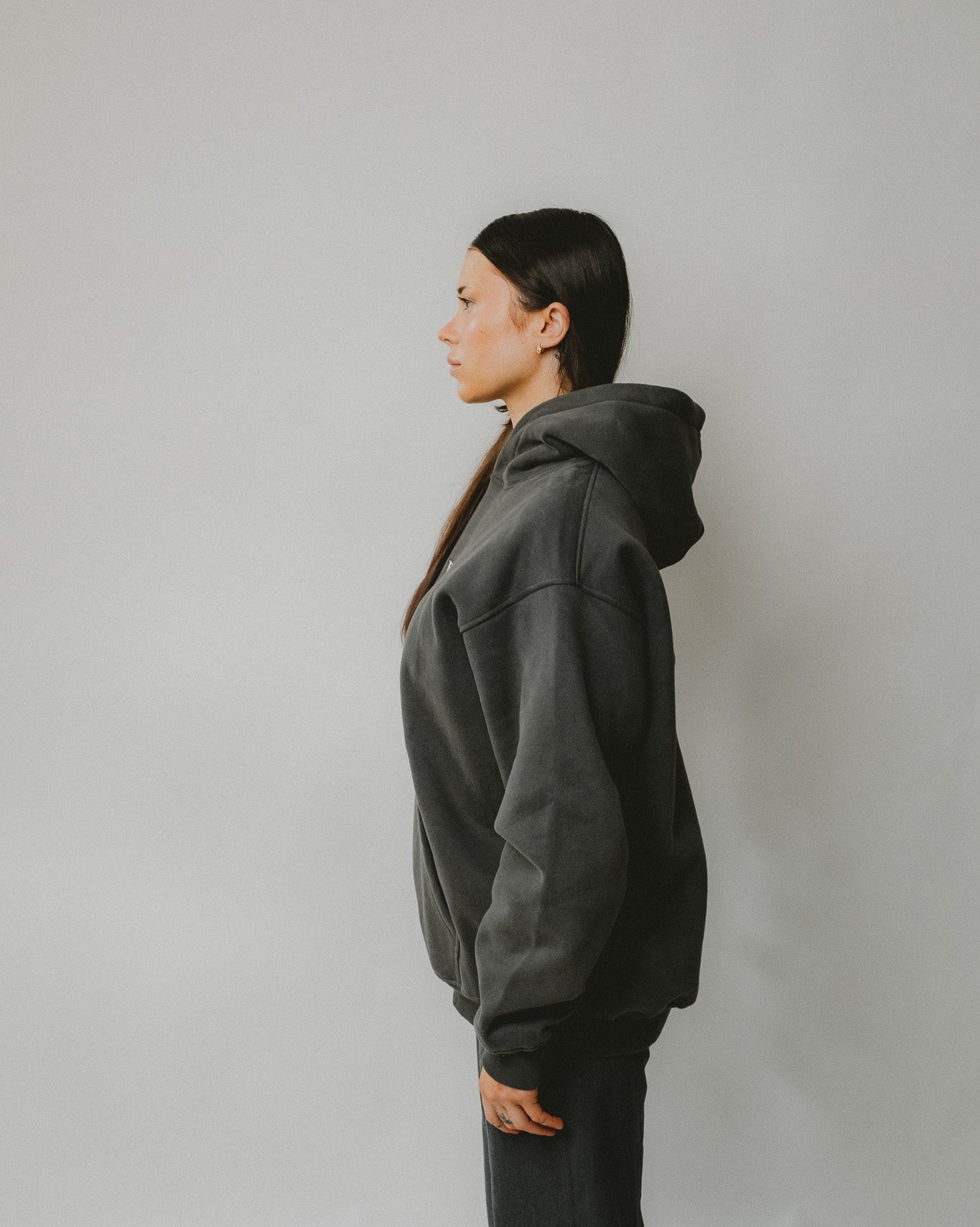 Bijdy Oversized Hoodie Grijs