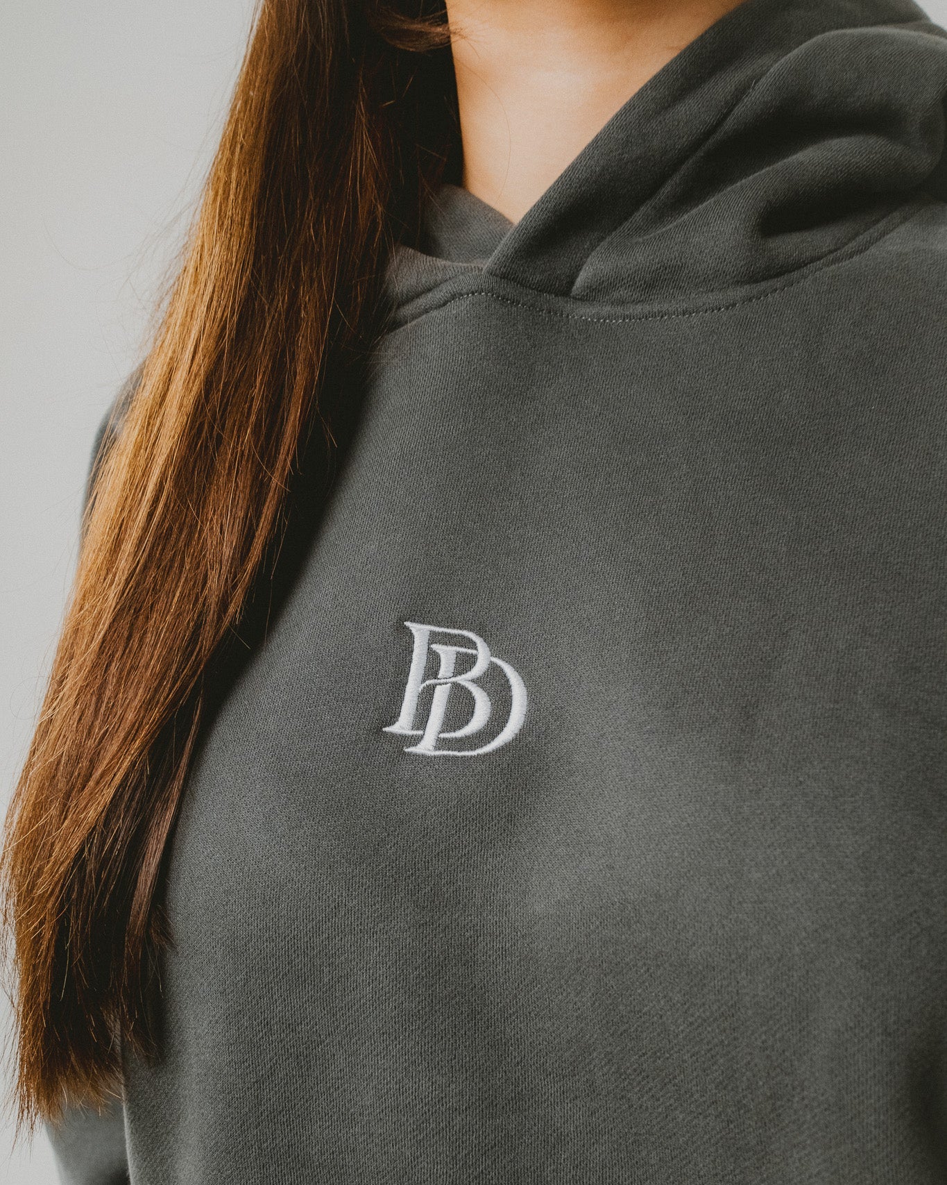 Bijdy Oversized Hoodie Grijs