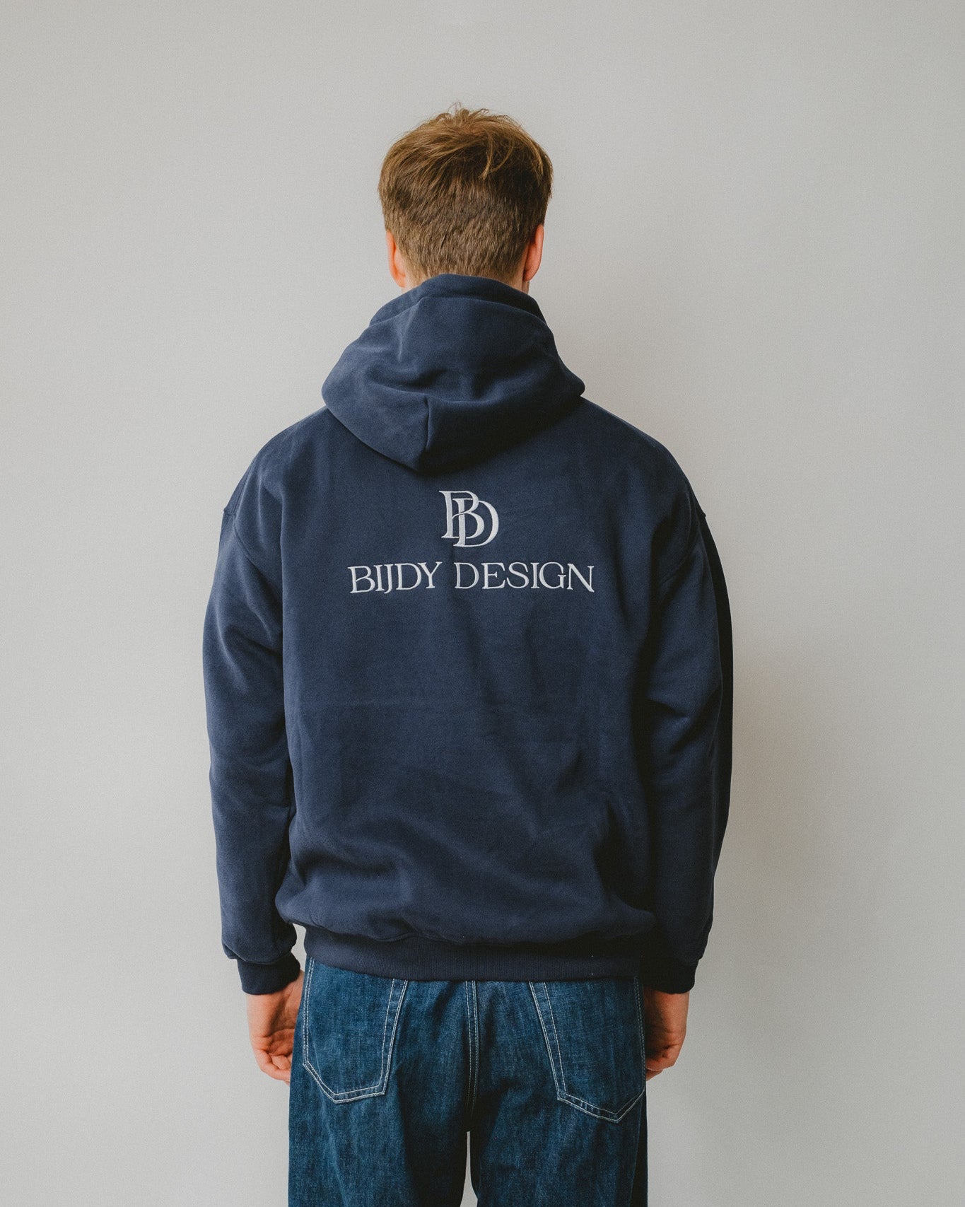 Bijdy Oversized Hoodie Donker Blauw