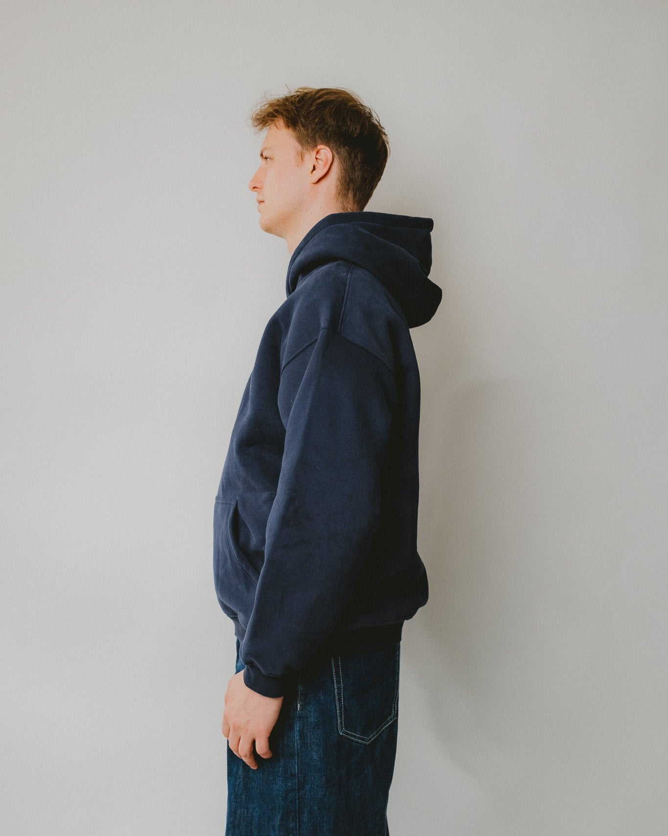 Bijdy Oversized Hoodie Donker Blauw