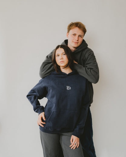 Bijdy Oversized Hoodie Donker Blauw