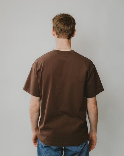 Bijdy Classic fit T-shirt Bruin