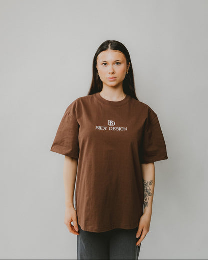 Bijdy Oversized T-shirt Bruin