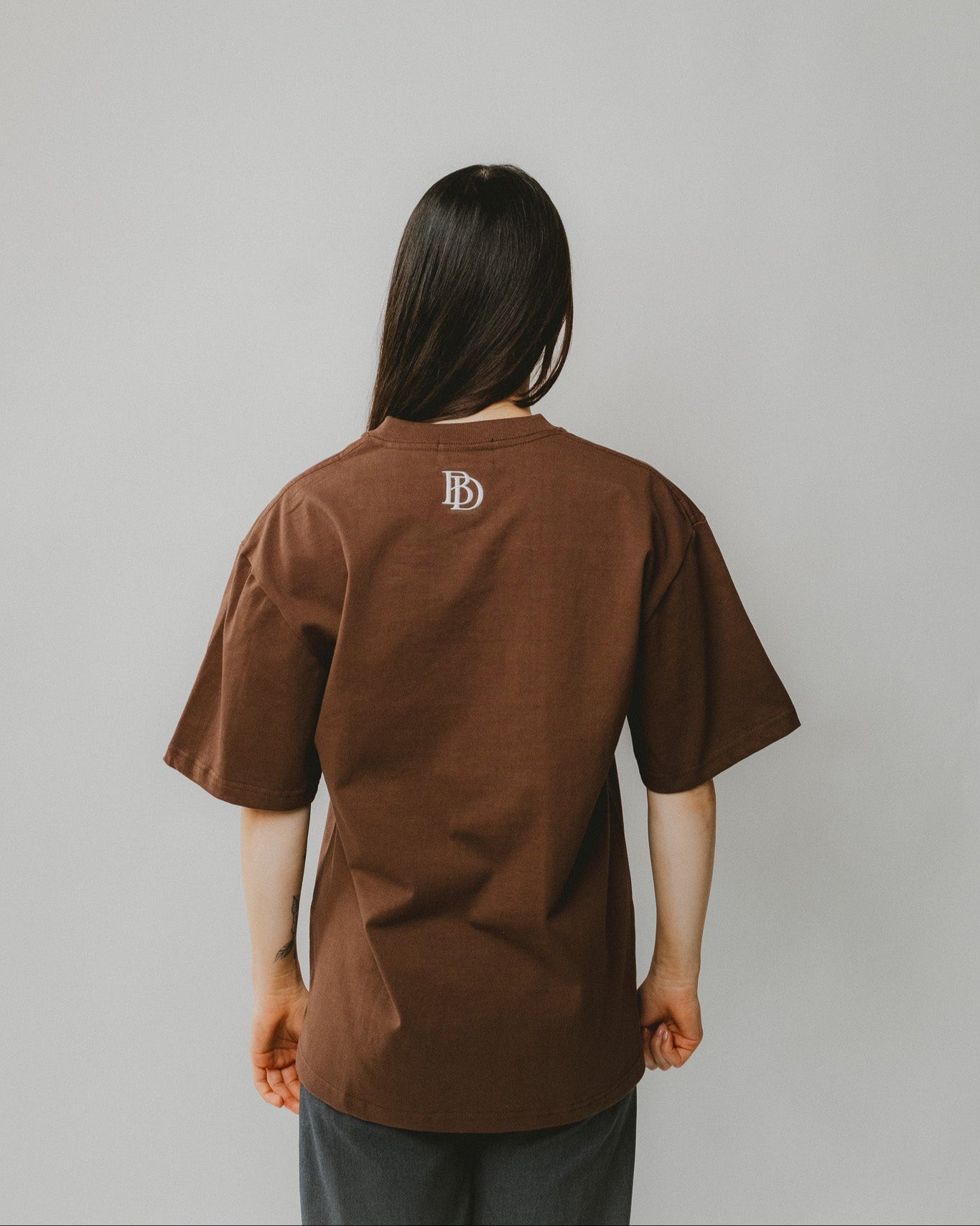 Bijdy Oversized T-shirt Bruin