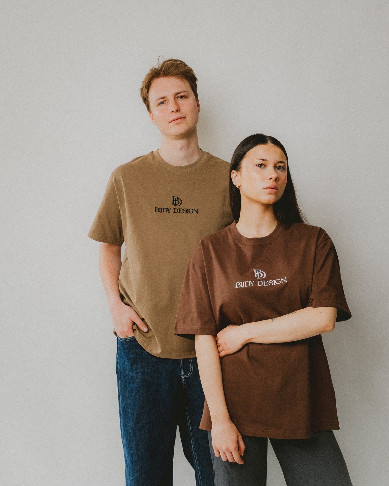 Bijdy Oversized T-shirt Bruin