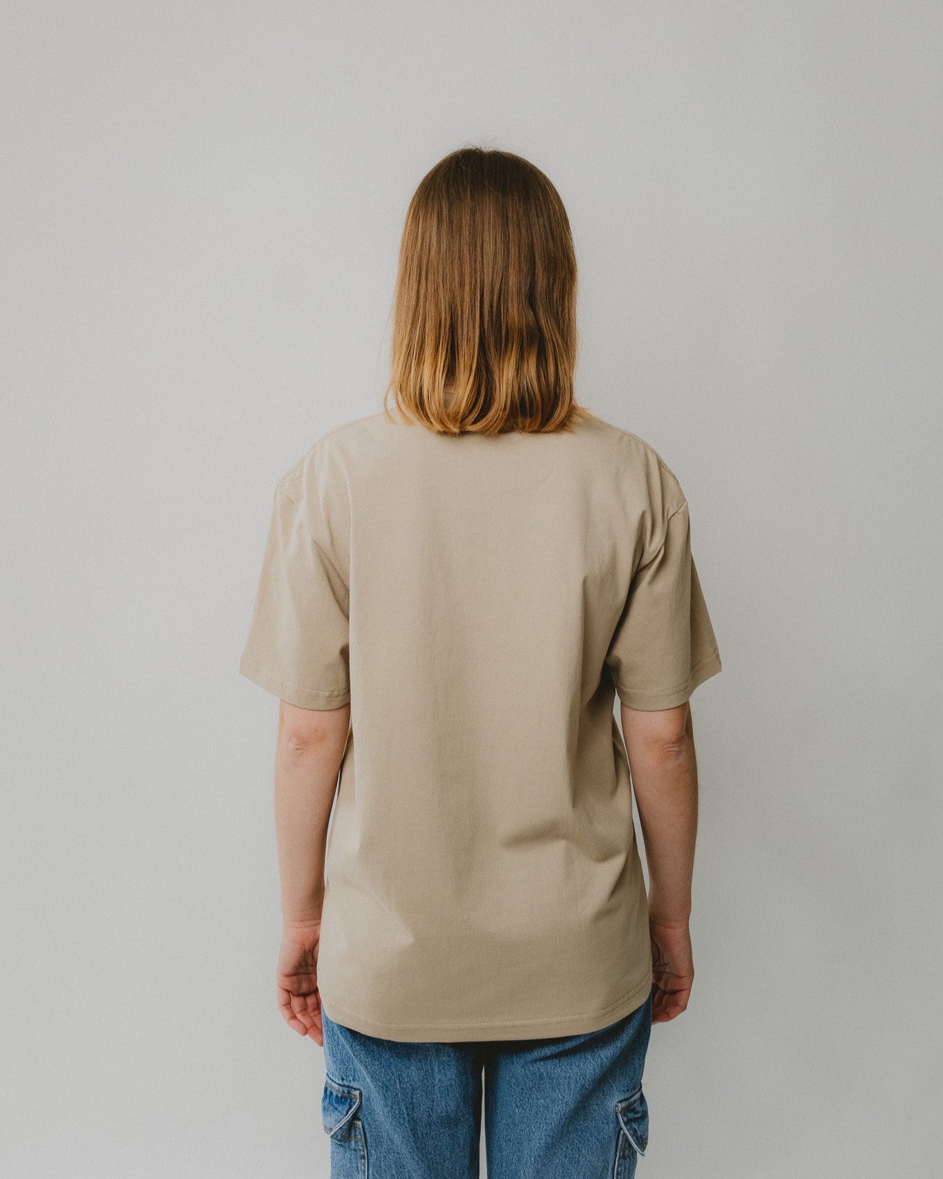 Bijdy Classic fit T-shirt Beige