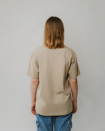 Bijdy Classic fit T-shirt Beige