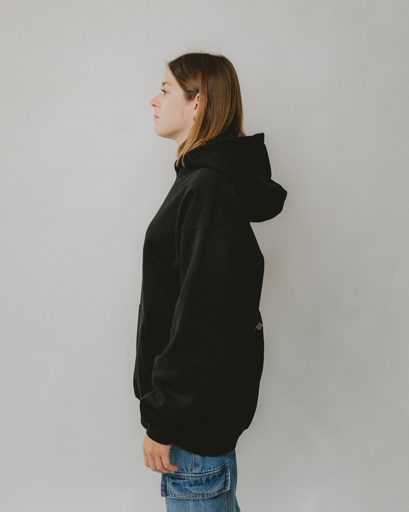 Bijdy Oversized Hoodie Zwart