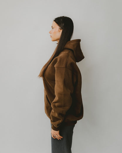 Bijdy Oversized Hoodie Bruin