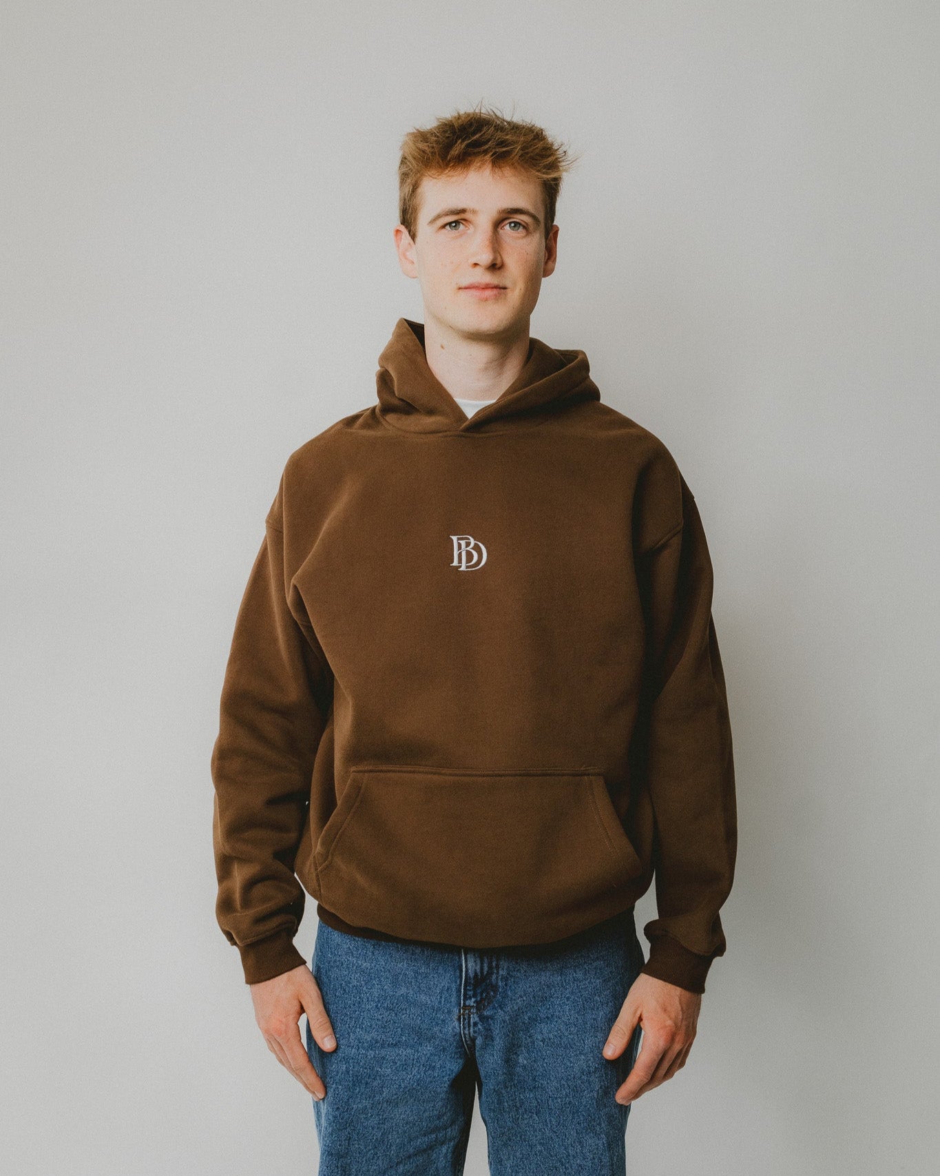 Bijdy Oversized Hoodie Bruin
