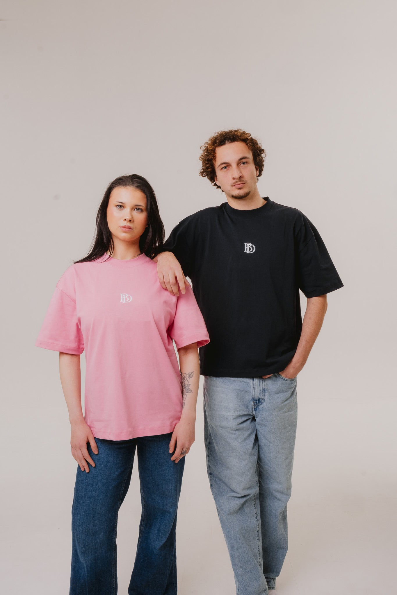 Bijdy Cropped T-shir - Navy Blue