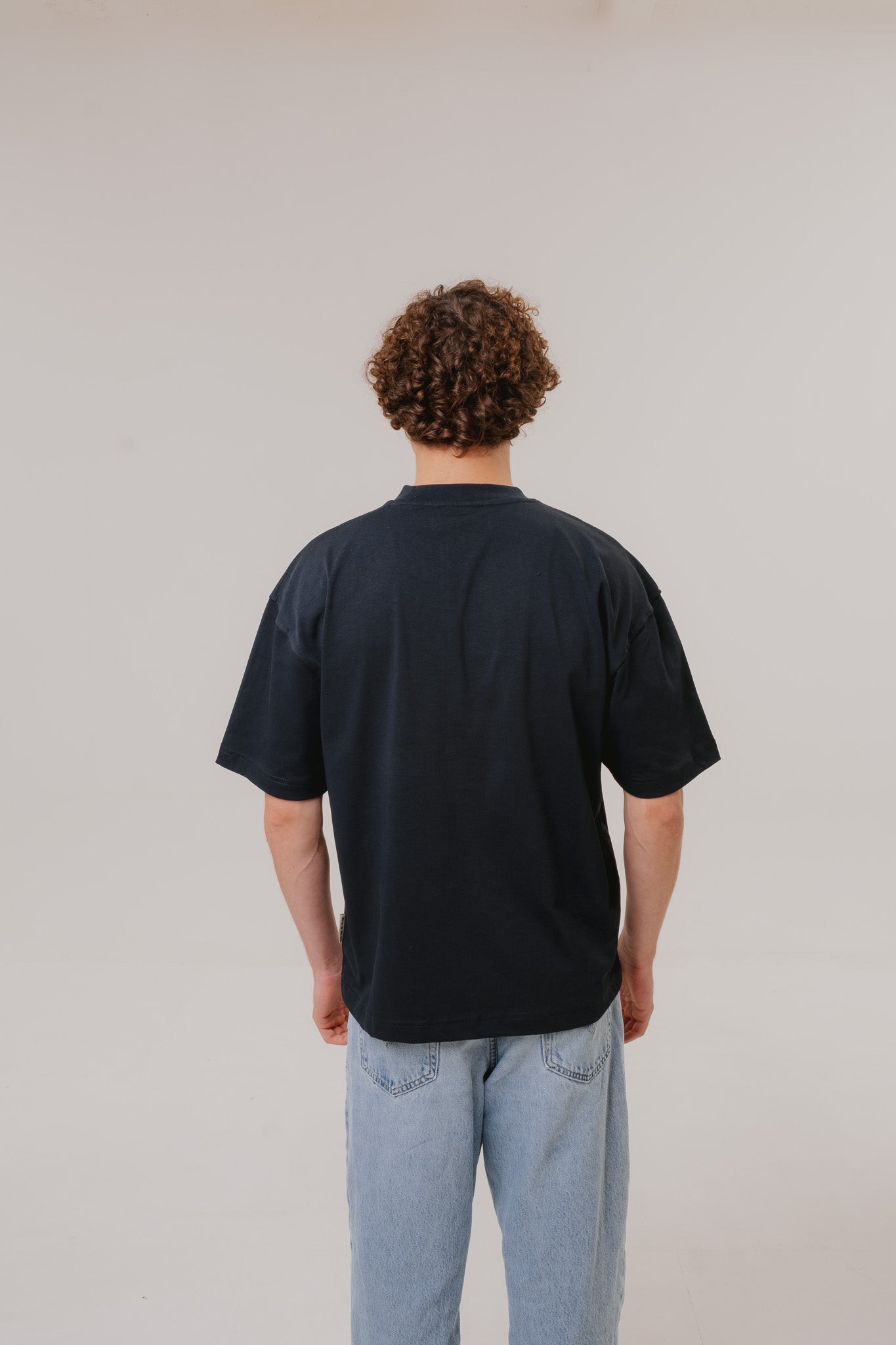Bijdy Cropped T-shir - Navy Blue