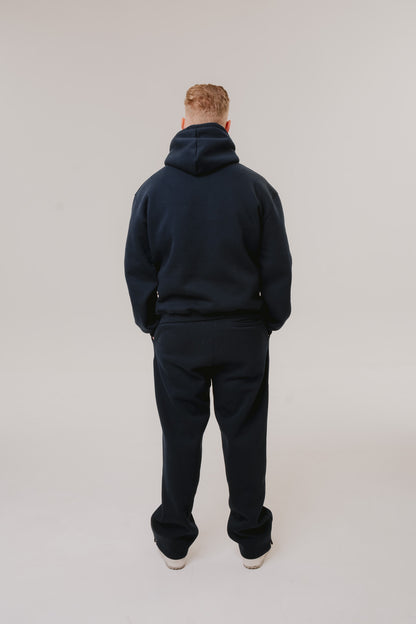 BIJDY Zip Jogger – Navy Blue