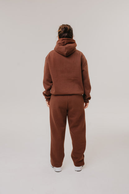 BIJDY Zip Jogger –  Brown