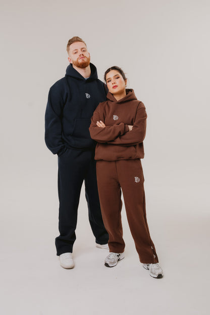 BIJDY Zip Jogger –  Brown