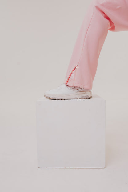 BIJDY Zip Jogger – Light Pink