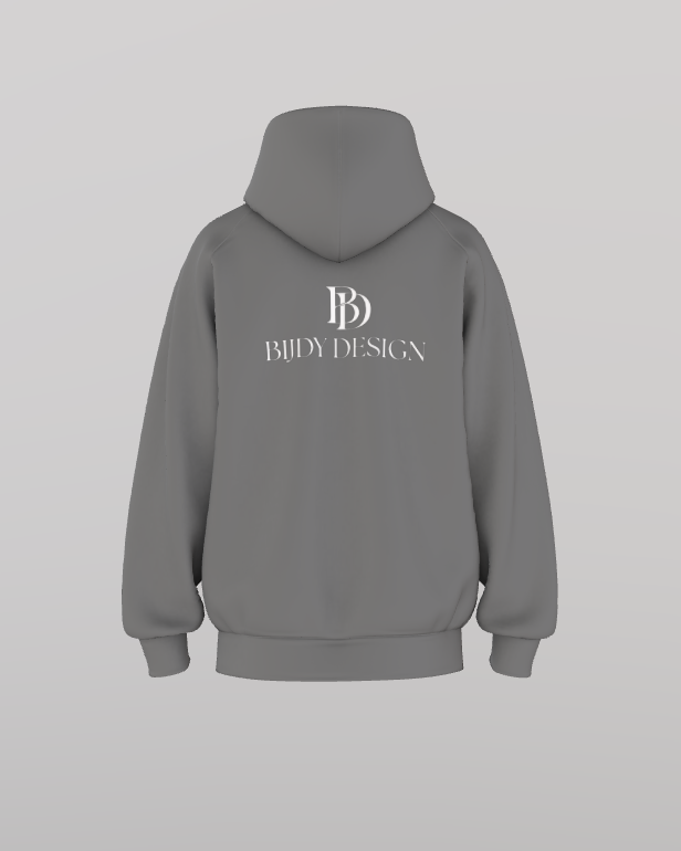 Bijdy Oversized Hoodie Grijs