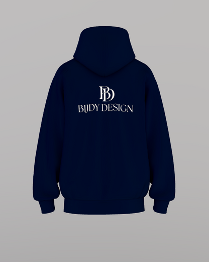 Bijdy Oversized Hoodie Donker Blauw