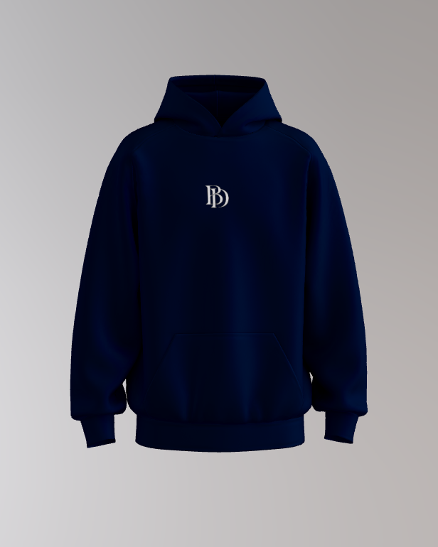 Bijdy Oversized Hoodie Donker Blauw