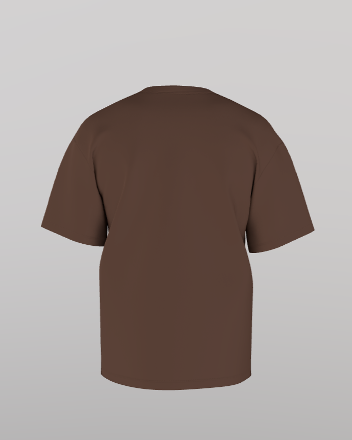 Bijdy Classic fit T-shirt Bruin
