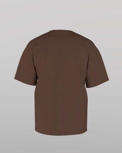 Bijdy Classic fit T-shirt Bruin