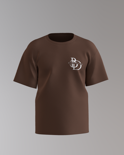 Bijdy Classic fit T-shirt Bruin